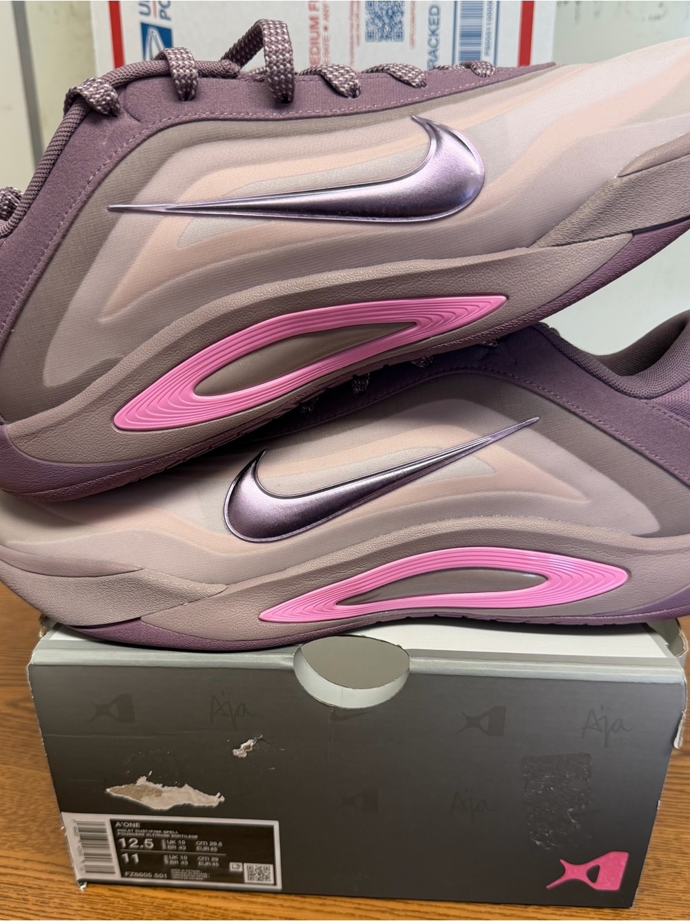 Nike Women's A’ja Wilson Purple Pink Running Shoes